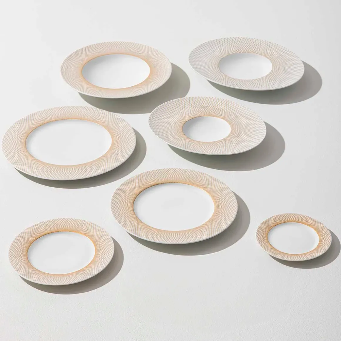 GRAPHIQUE CLASSIQUE DORE Assiette à dessert 22,5cm