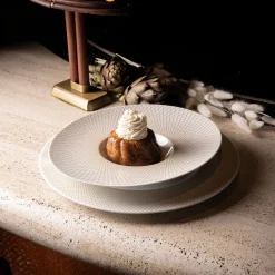 GRAPHIQUE CLASSIQUE DORE Assiette gourmet ovale 30cm x 26cm