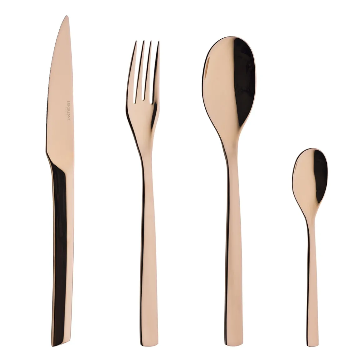GUEST MIROIR CUIVRE Coffret 24 couverts