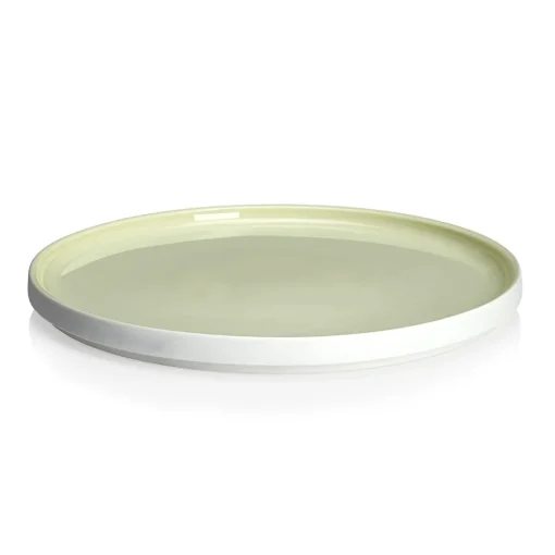 LA VAISSELLE DE L'ECONOME ARTICHAUT VERT Coffret 4 assiettes 24 cm