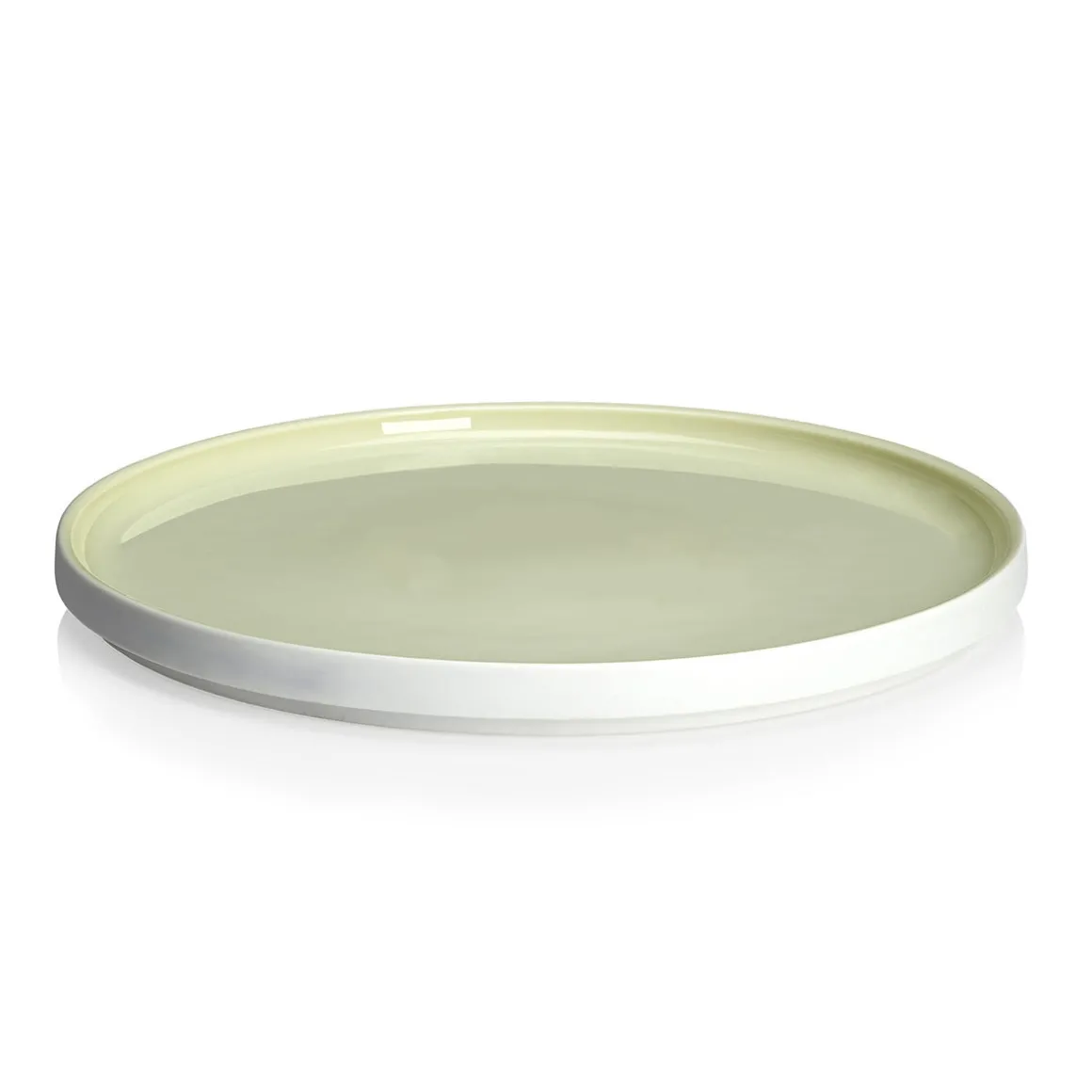 LA VAISSELLE DE L'ECONOME ARTICHAUT VERT Coffret 4 assiettes 24 cm