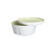 LA VAISSELLE DE L'ECONOME ARTICHAUT VERT Coffret bol droit et assiette 14 cm