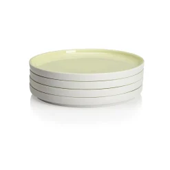 LA VAISSELLE DE L'ECONOME ARTICHAUT VERT Coffret 4 assiettes 18 cm