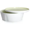 LA VAISSELLE DE L'ECONOME ARTICHAUT VERT Coffret bol droit et assiette 24 cm