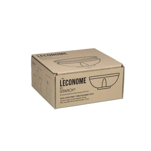 LA VAISSELLE DE L'ECONOME RUTABAGA Coffret bol coupe et assiette 18 cm