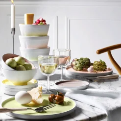 LA VAISSELLE DE L'ECONOME RUTABAGA Coffret 4 assiettes 14 cm