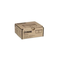 LA VAISSELLE DE L'ECONOME BLANCHE Coffret bol droit et assiette 14 cm