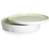 LA VAISSELLE DE L'ECONOME ARTICHAUT VERT Coffret bol de service et assiette 24 cm