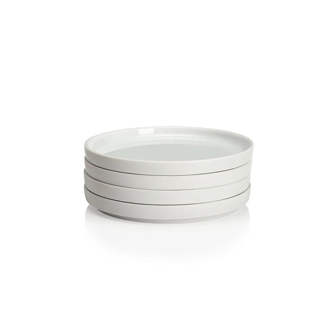 LA VAISSELLE DE L'ECONOME BLANCHE Coffret 4 assiettes 14 cm