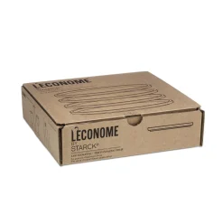 LA VAISSELLE DE L'ECONOME BLANCHE Coffret 4 assiettes 24 cm