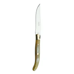 LAGUIOLE TABLE Couteau à steak corne claire