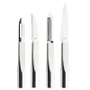 L'ECONOME STARCK Pack 4 pièces Économe/Couteau bec oiseau/Couteau office/Flexiconome