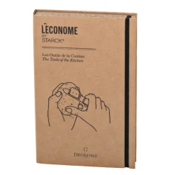 L'ECONOME STARCK Pack 4 pièces Économe/Couteau bec oiseau/Couteau office/Flexiconome
