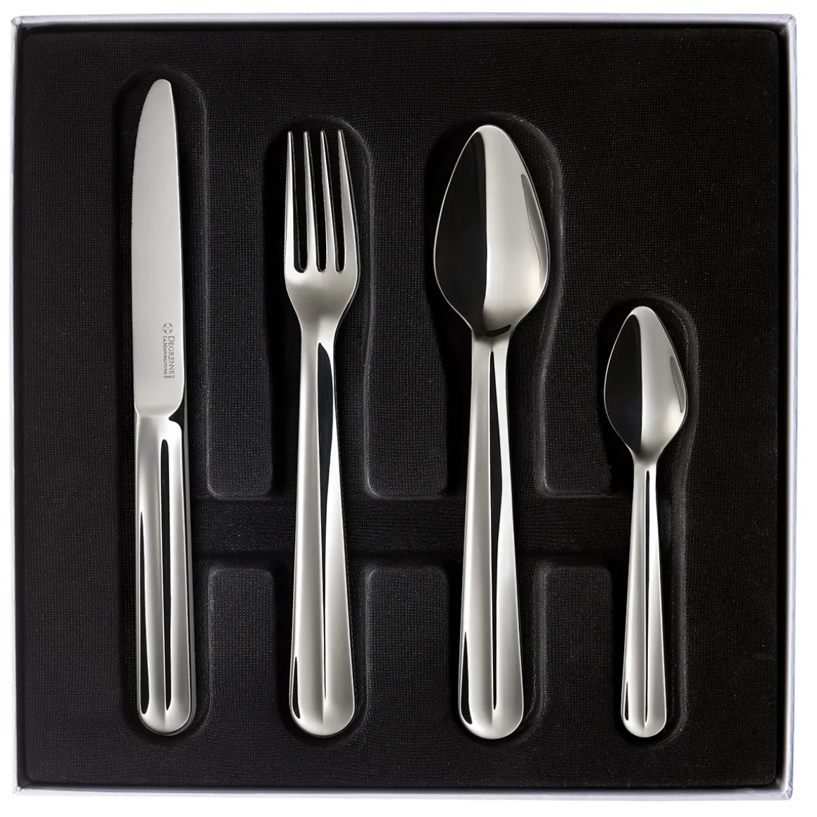 L'EMPREINTE N°1 MIROIR Coffret 24 couverts