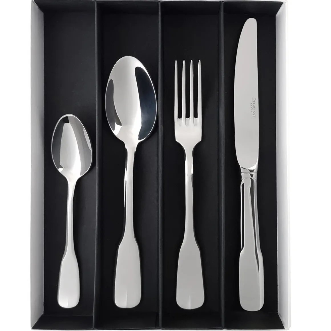LUTECE MIROIR Coffret 4 couverts