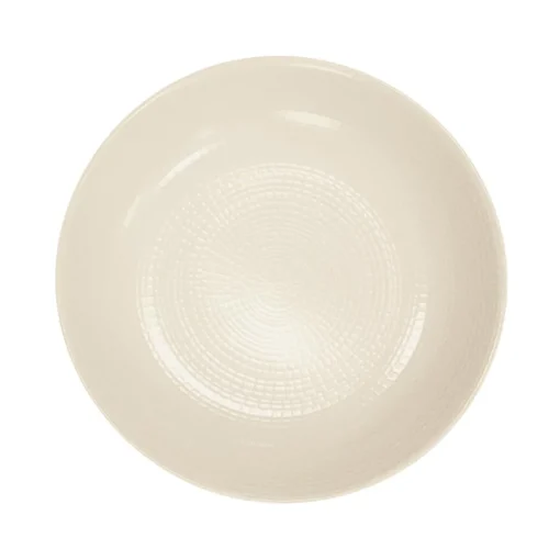 MODULO NATURE KAOLIN Grande assiette creuse 21 cm