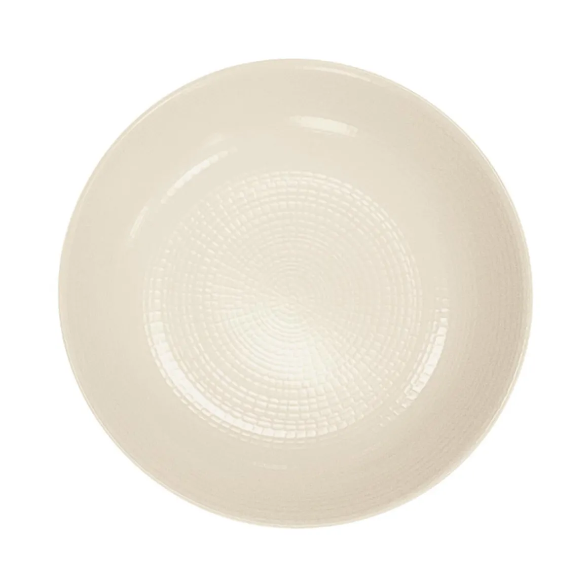 MODULO NATURE KAOLIN Grande assiette creuse 21 cm