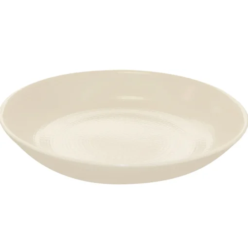 MODULO NATURE KAOLIN Grande assiette creuse 21 cm