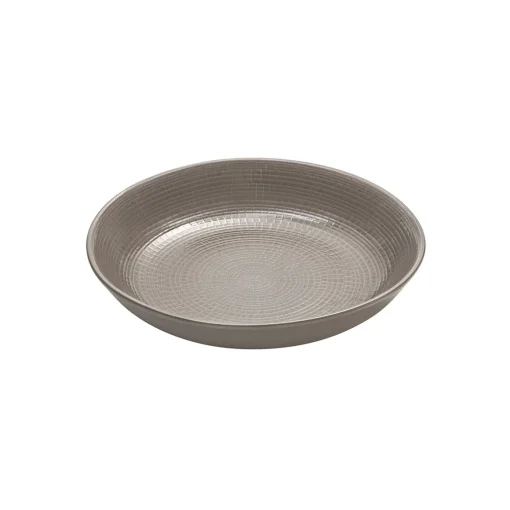 MODULO NATURE TERRE D'OMBRE Grande assiette creuse 21 cm