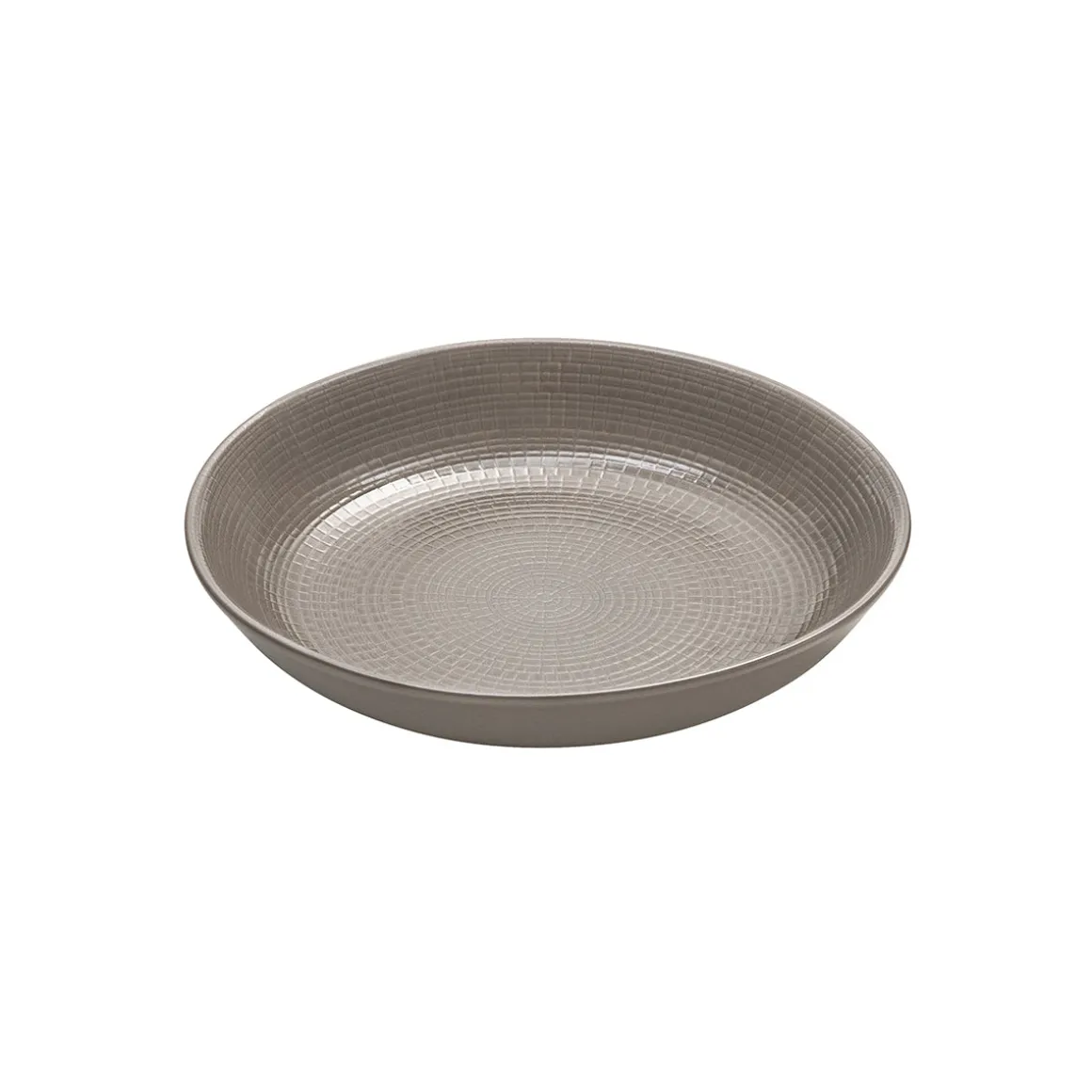 MODULO NATURE TERRE D'OMBRE Grande assiette creuse 21 cm