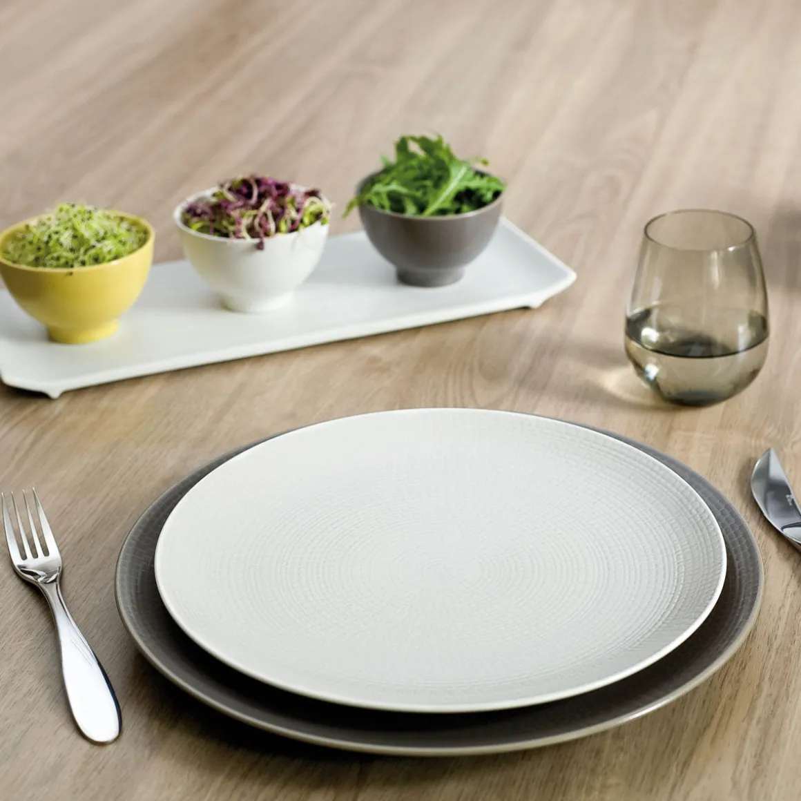 MODULO NATURE TERRE D'OMBRE Assiette de présentation 31,5 cm