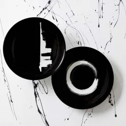 MODULO NOIR ARTY CREATION Assiette 29 cm