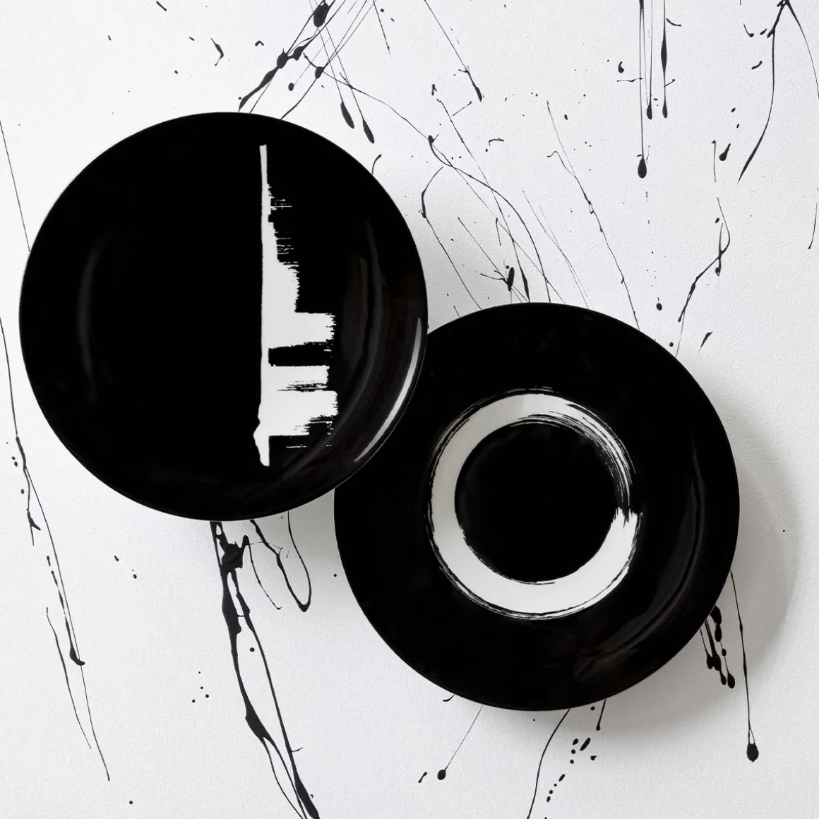 MODULO NOIR ARTY CREATION Assiette 29 cm