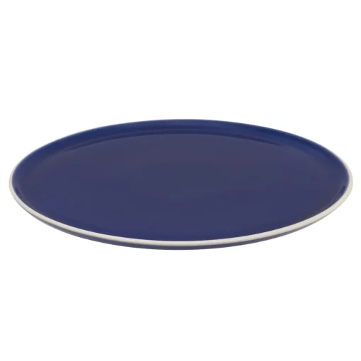 MONDO INDIGO Assiette à dessert extra-plate 20 cm