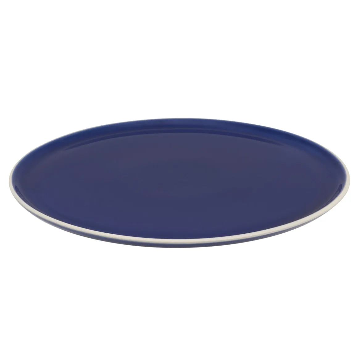 MONDO INDIGO Assiette à dessert extra-plate 20 cm
