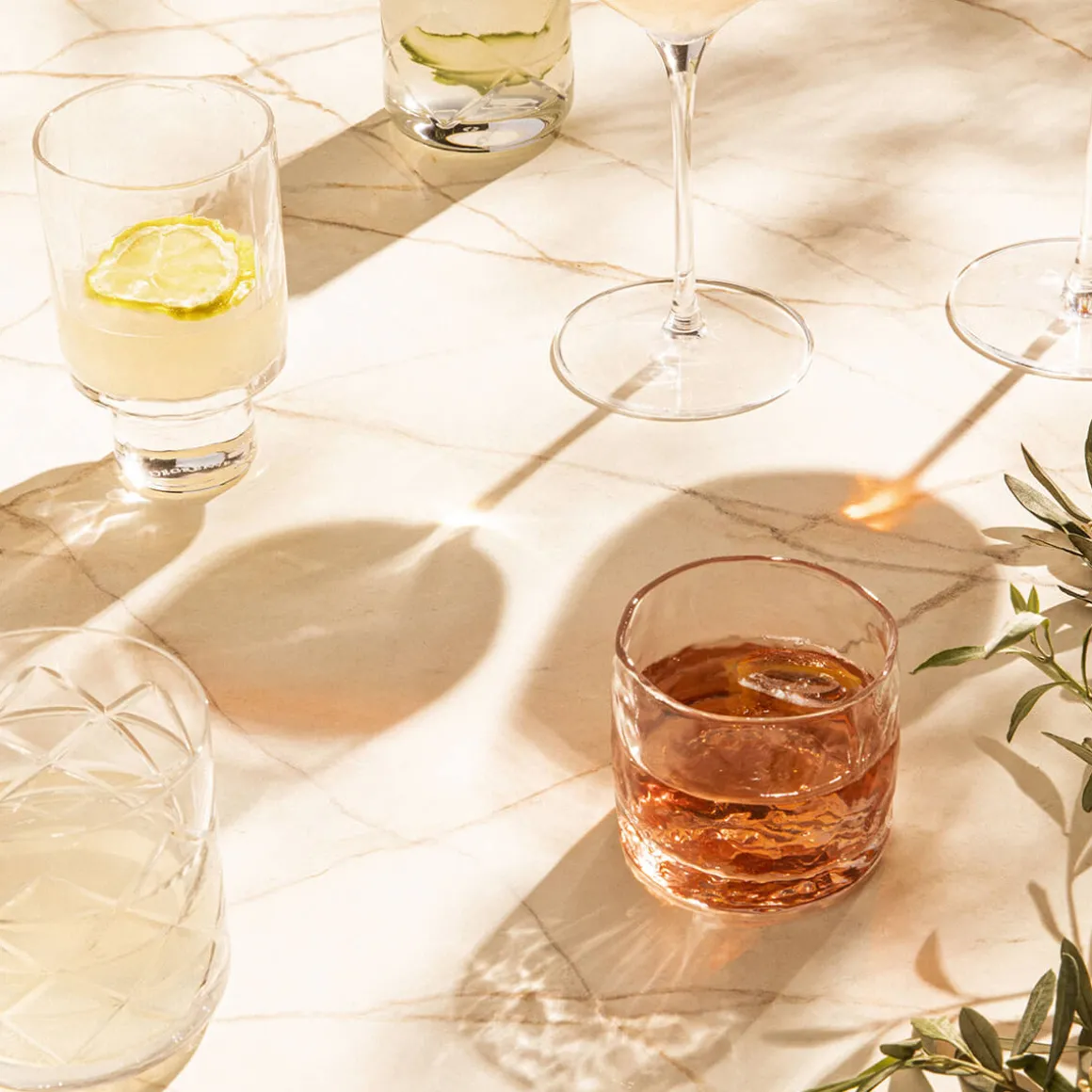 NEWPORT LOUNGE Coffret 4 verres à whisky 37 cl