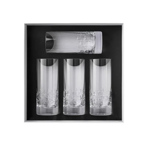 NEWPORT TWIST Coffret 4 gobelets hauts 37 cl