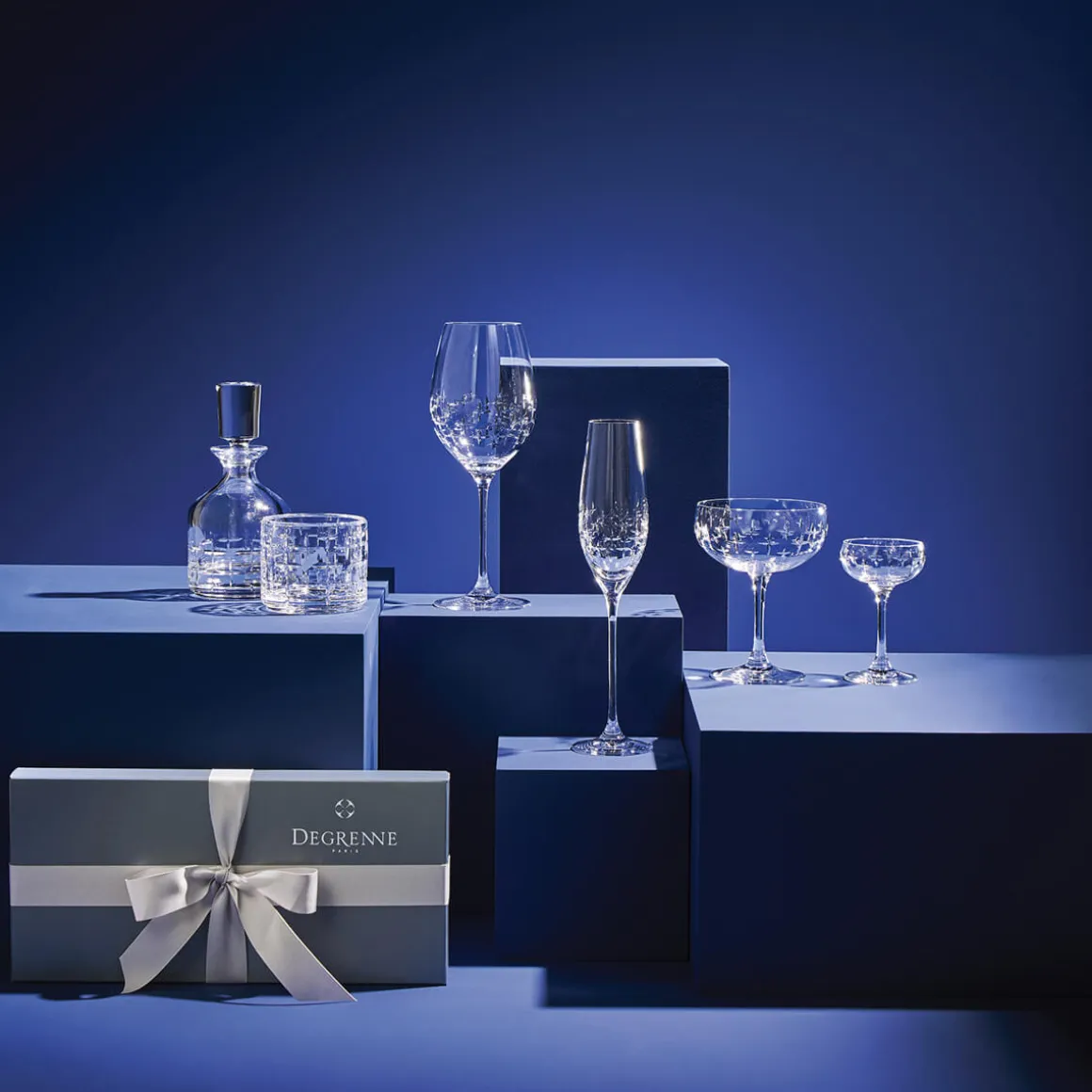 NEWPORT TWIST Coffret 4 gobelets hauts 37 cl