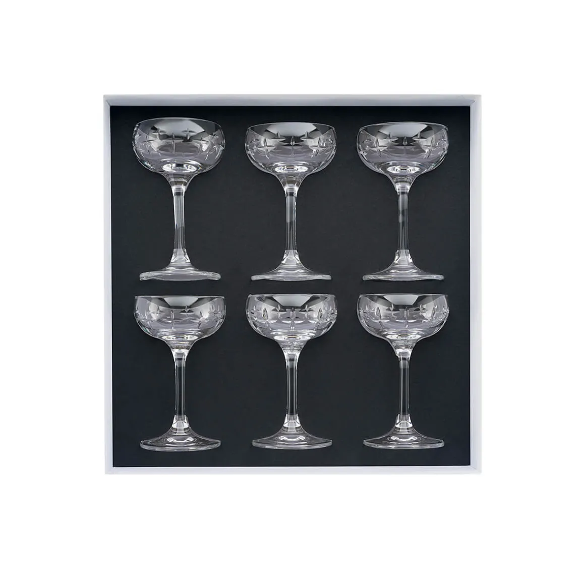 NEWPORT TWIST Coffret 6 verres à liqueur 7,5 cl