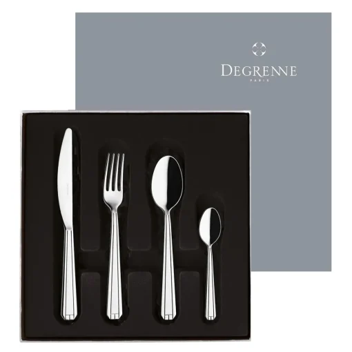 NORMANDY MIROIR Coffret 24 couverts