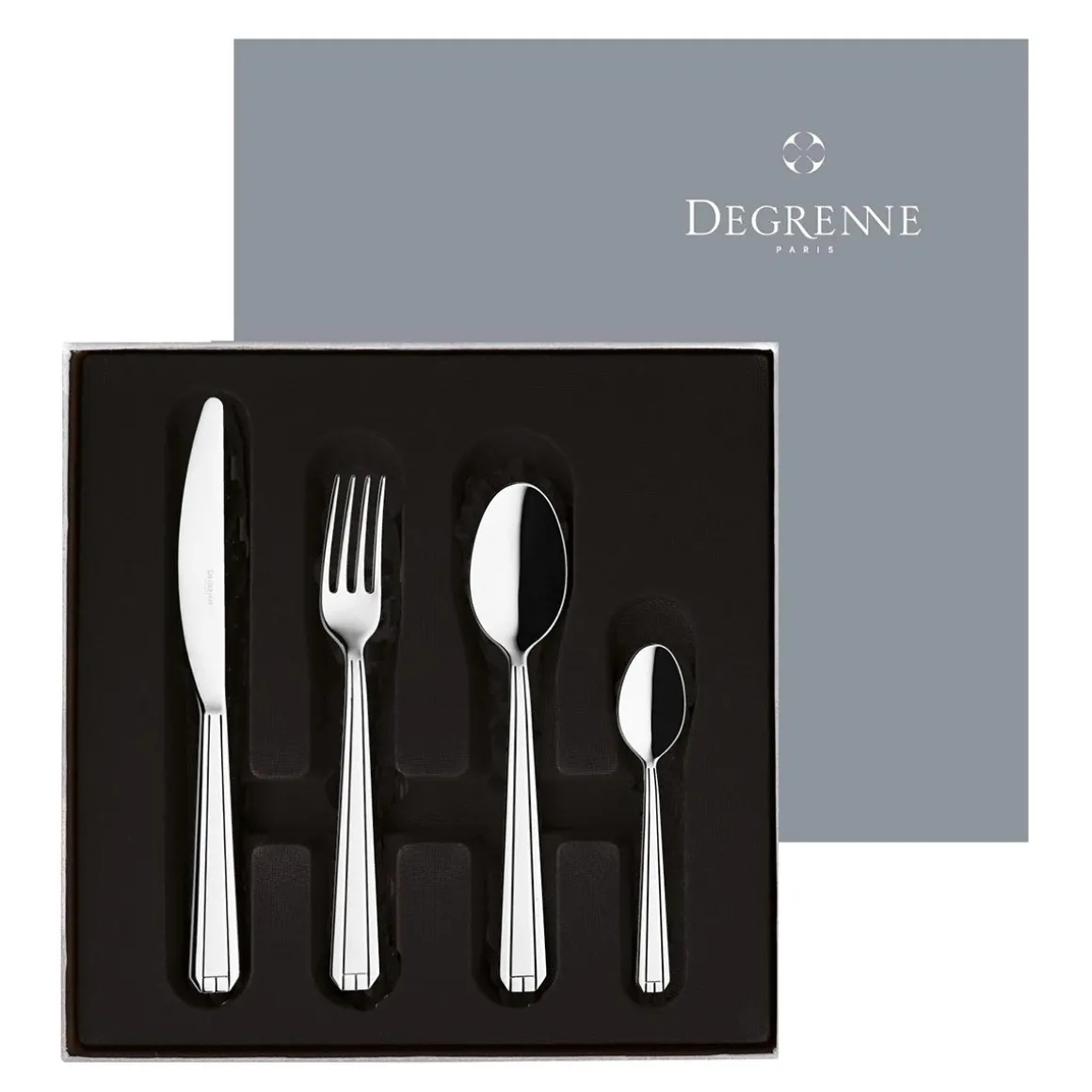 NORMANDY MIROIR Coffret 24 couverts