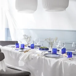 NUANCES COTON & LIN BLANC Lot de 4 serviettes 50 x 40 cm