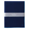 NUANCES COTON & LIN BLEU NUIT Nappe rectangulaire 180 x 250 cm