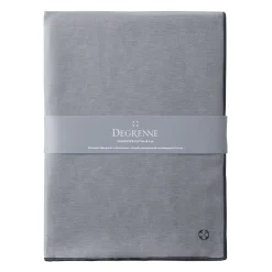 NUANCES COTON & LIN GRIS DEGRENNE Nappe rectangulaire 180 x 250 cm