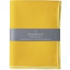 NUANCES COTON & LIN JAUNE TOURNESOL Nappe rectangulaire 180 x 250 cm