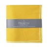 NUANCES COTON & LIN JAUNE TOURNESOL Nappe carrée 180 x 180 cm