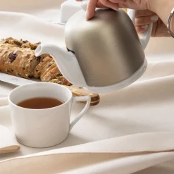 NUANCES COTON & LIN NUDE Nappe rectangulaire 180 x 250 cm