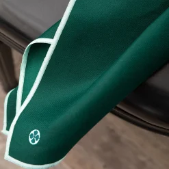 NUANCES COTON & LIN VERT EMERAUDE Lot de 4 serviettes 50 x 40 cm