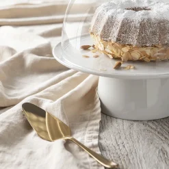 ONDE GOLD Coffret 6 fourchettes à gâteaux et pelle à tarte