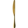 ONDE GOLD Couteau de table monobloc lame scie ronde