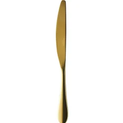 ONDE GOLD Couteau de table monobloc lame scie ronde