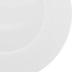 PERLES DE ROSEE BLANCHES Assiette 28 cm