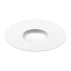 PERLES DE ROSEE BLANCHES Assiette gourmet petit bassin 28 cm