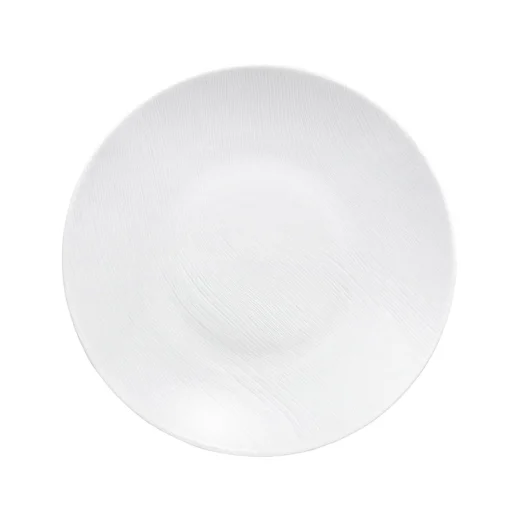 RIVAGE BLANC Assiette coupe ronde 24cm
