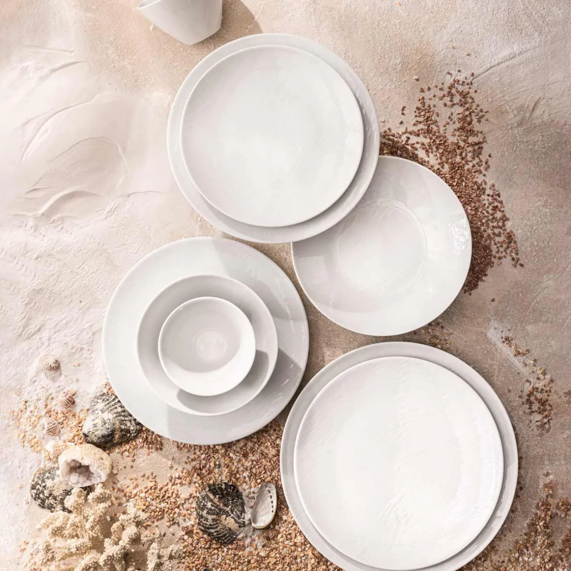 RIVAGE BLANC Assiette de présentation 32cm