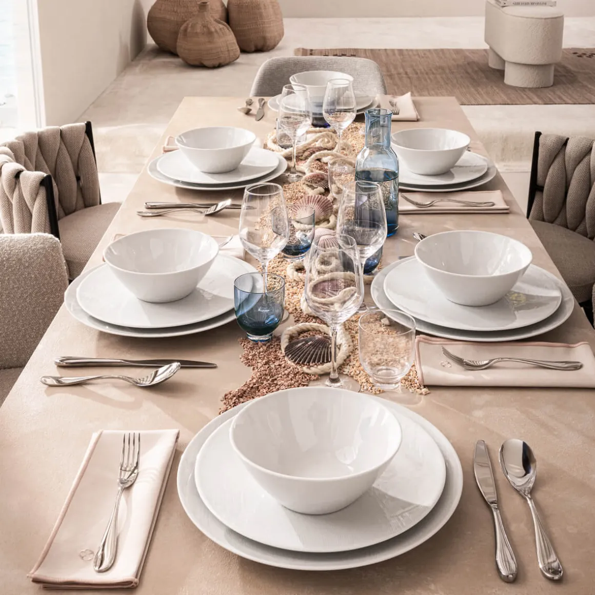 RIVAGE BLANC Assiette de présentation 32cm